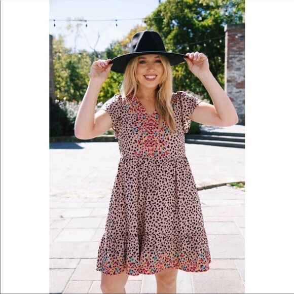 Savanna Jane Daria Embroidered Babydoll Dress - Picture 2 of 12